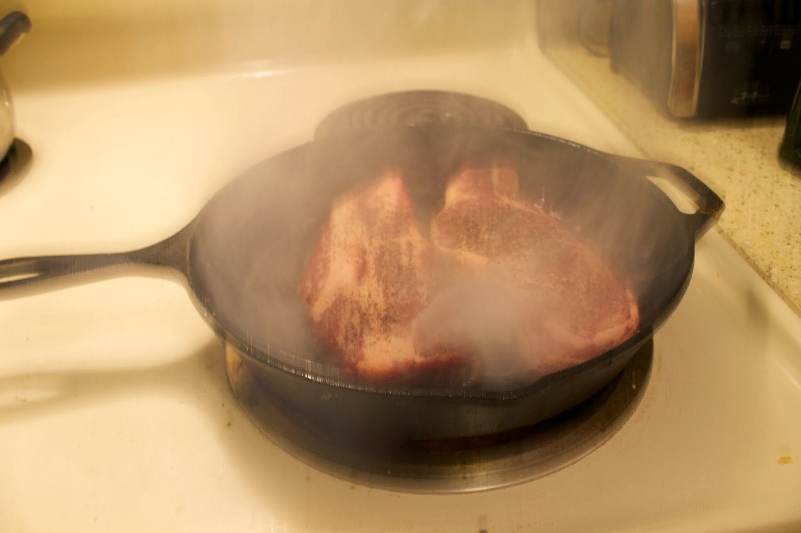 Kari Jo Cooks How to cook steaks without a grill, + compound butter