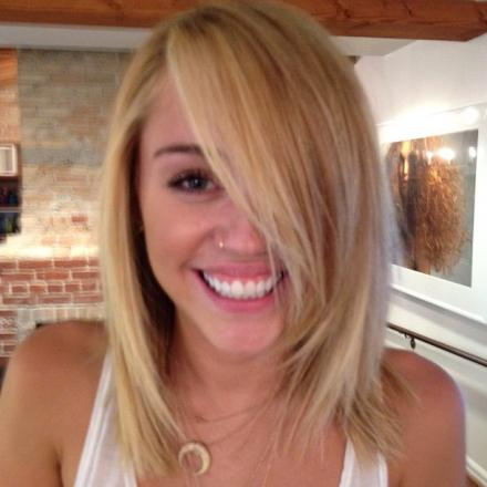 Hollywood S Most Beautiful Beauties Miley Cyrus Blonde Hair