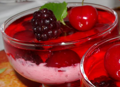Gelatina especial Gelatina com creme de leite