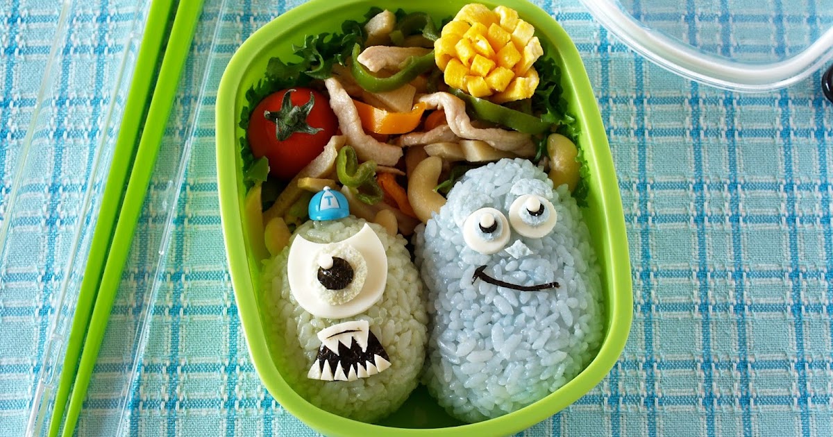How to Make Monsters University Bento Lunch Box (The School of Scaring