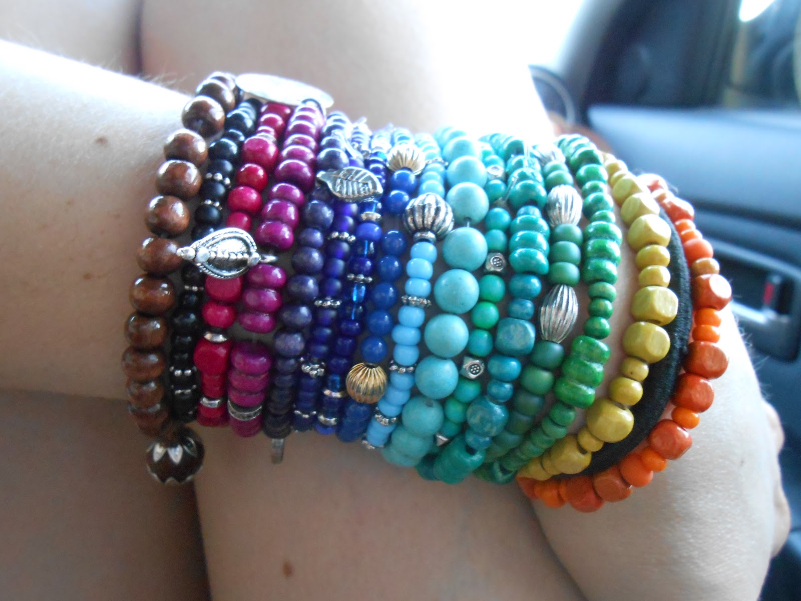To Create is Innate DIY stretchy layering braclets
