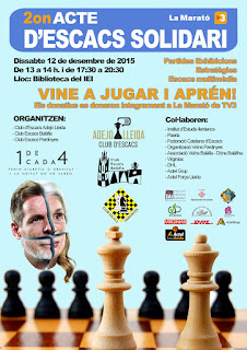 Escacs per la marato 2015