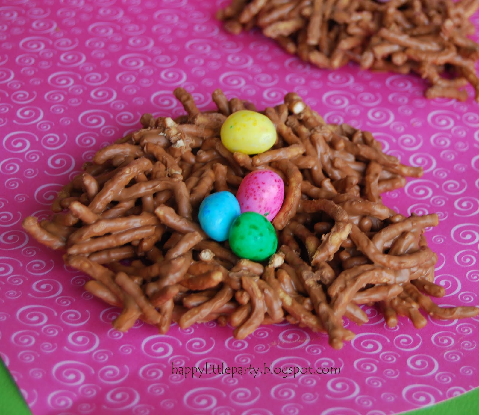 Happy Little Party Kid Food Craftedible Spring Bird nests