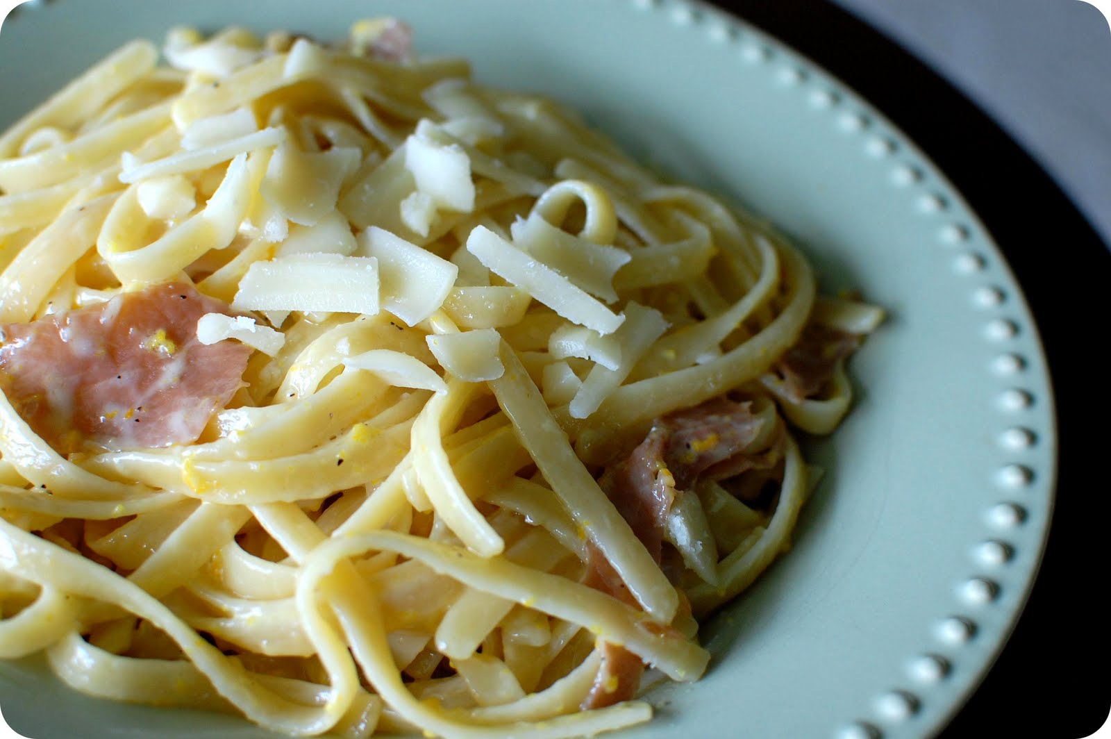 33 Shades of Green Tasty Tuesdays Tagliatelle with Prosciutto & Orange