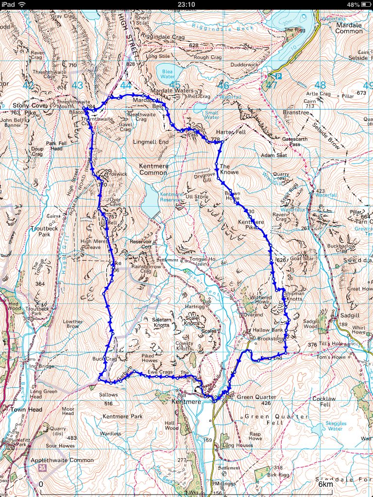 sdb wanderings Kentmere Horseshoe