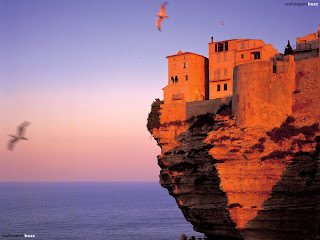 Bonifacio - star attraction in Corsica - France