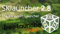 HOW TO INSTALL<br>Free Minecraft Launcher - SKlauncher [<b>cracked, non premium</b>]<br>▽