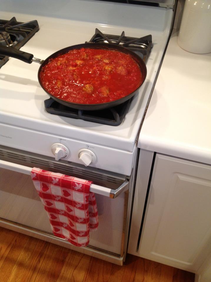 Polka Dot Skies Valentine's Day Spaghetti