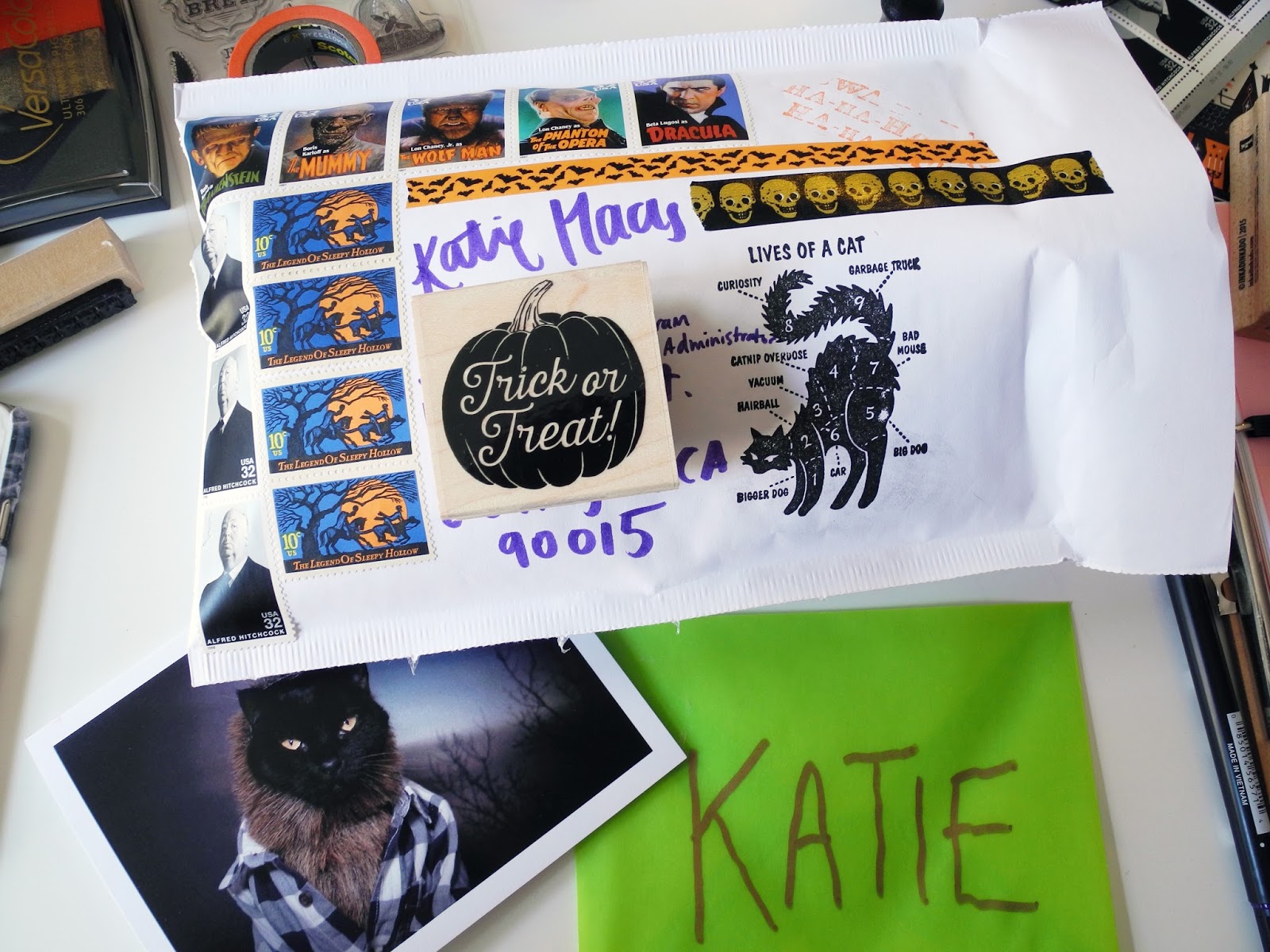 paper pastries Sent with Love No. 44 My Halloween Mailing