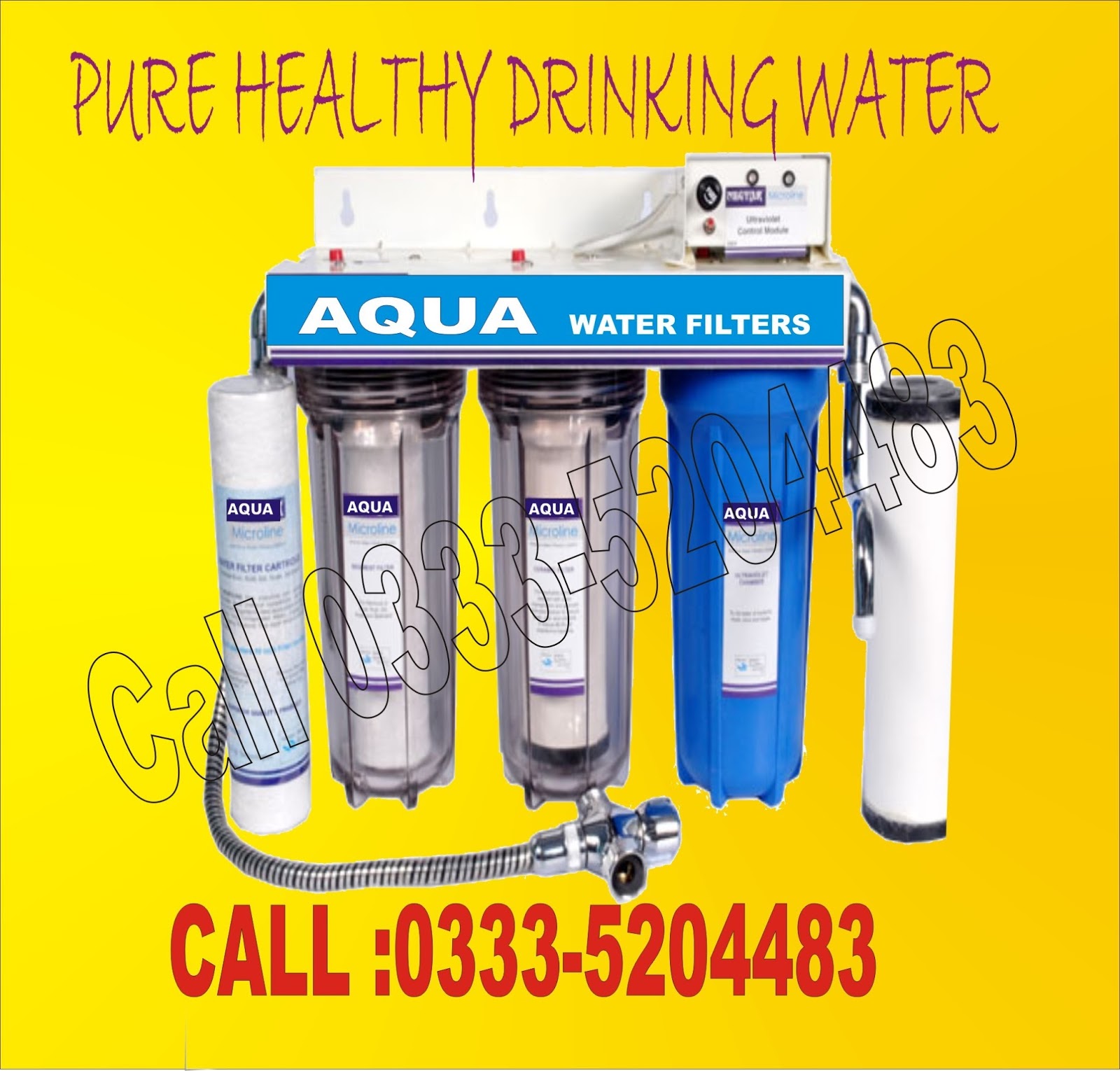 Aqua Water Filter Pakistan 3 Stages (triple water filters Pakistan )