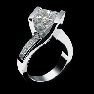 princess cut diamond engagement rings