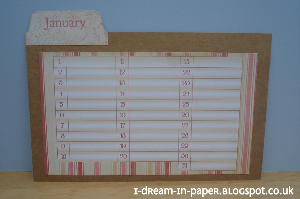 I Dream in Paper Birthday card storage