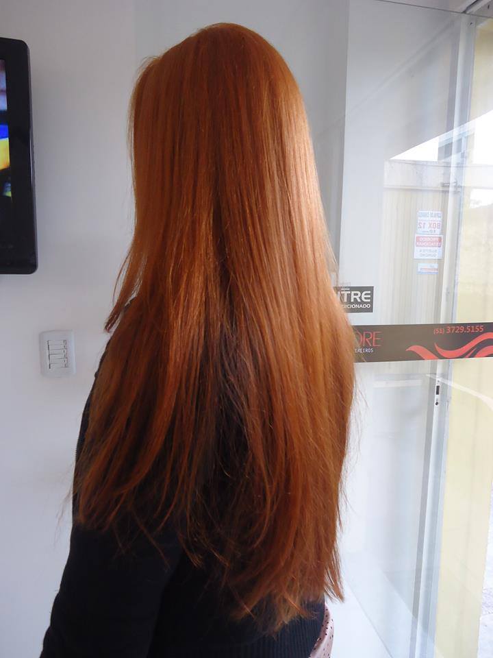 Cabelo Ruivo Acobreado