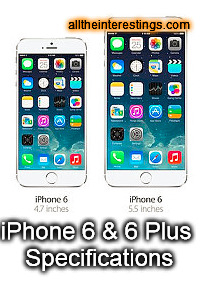 iPhone 6 & iPhone 6 Plus Specifications ~ iPhone screen sizes ~ iPhone screen resolution and Dimentions iPhone 6 & iPhone 6 Plus Specifications ~ iPhone screen sizes ~ iPhone screen resolution, iPhone features, iphone 6s rumors, iphone 6 news, iphone 6 dimensions