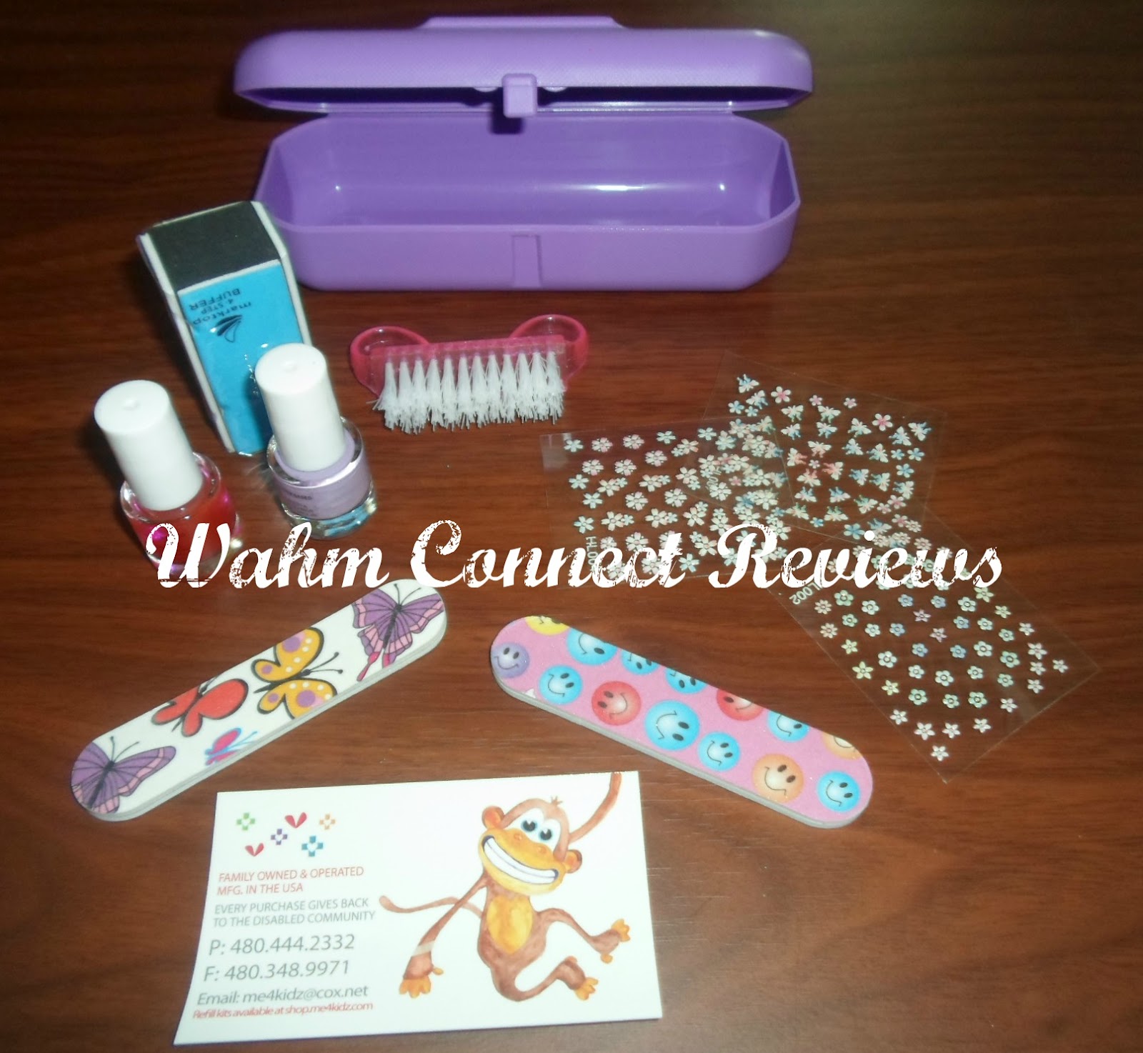 Fancy Fingers and Toes with Me4Kidz Nail Kit { Review }