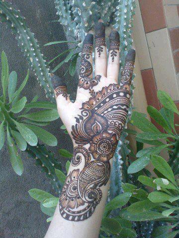 Simple Mehandi Designs For Hands And Legs Arabic Bridal
