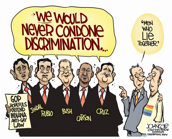 Jindal, Rubio, Bush, Carson, and Cruz holding Indiana 