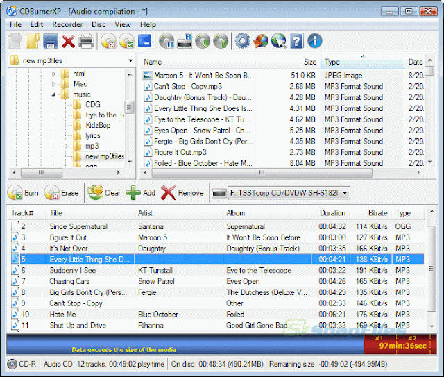 PC & Music TechnoGeek CDBurnerXP Free Audio CD Burn Program