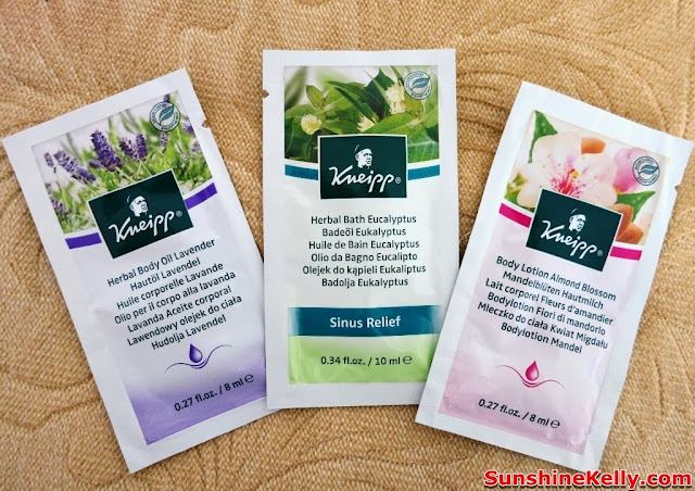 ModBox, modbox october, Natural & Herbal products, Beauty Box Review, Kneipp Lavender Herbal Body Oil, Kneipp Eucalyptus Herbal Bath, Kneipp Almond Blossom Body Lotion