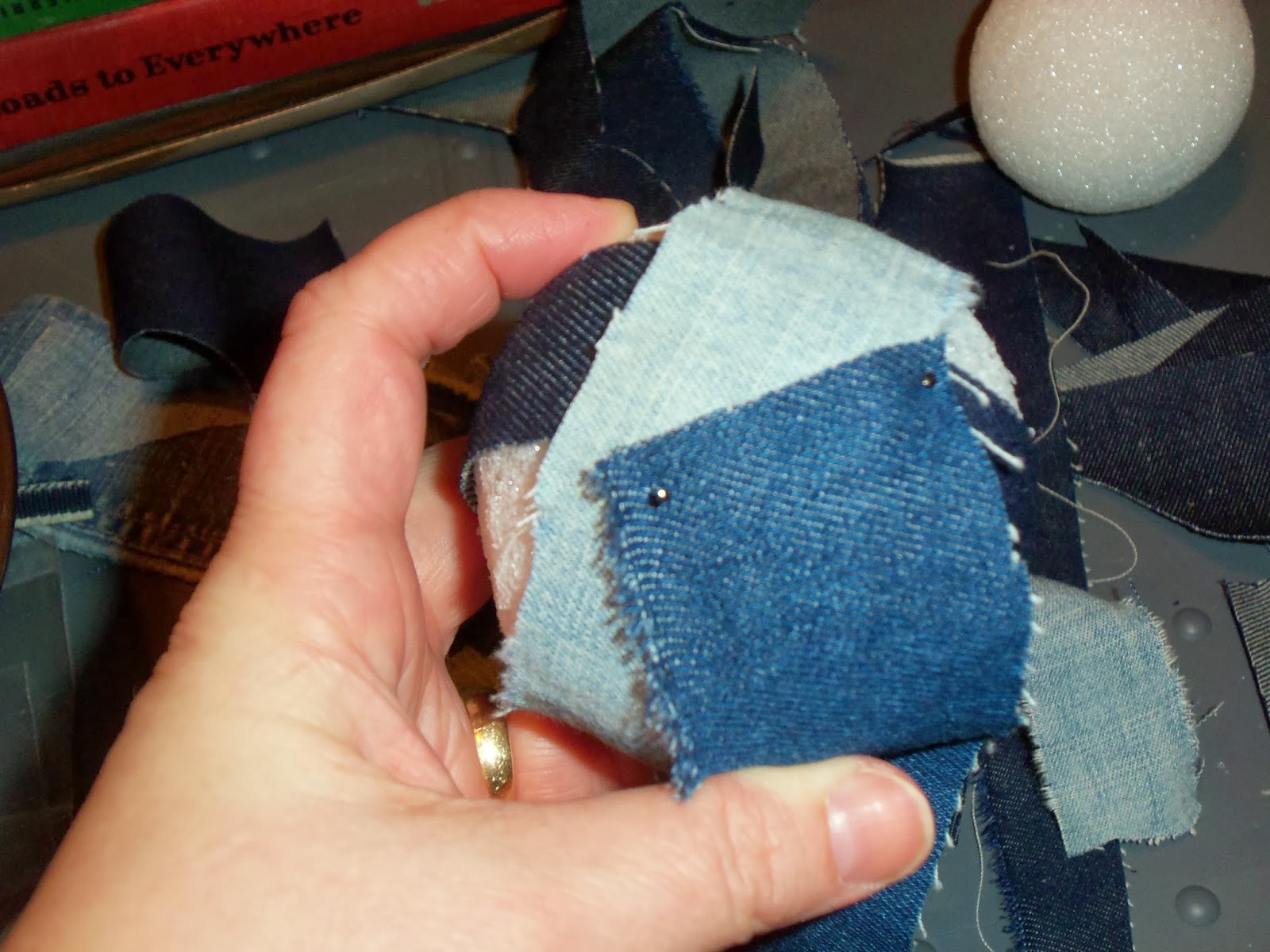 live. love. scrap. Fabric Covered Balls