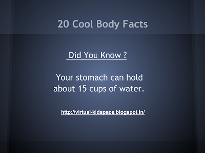 20 Cool Body Facts