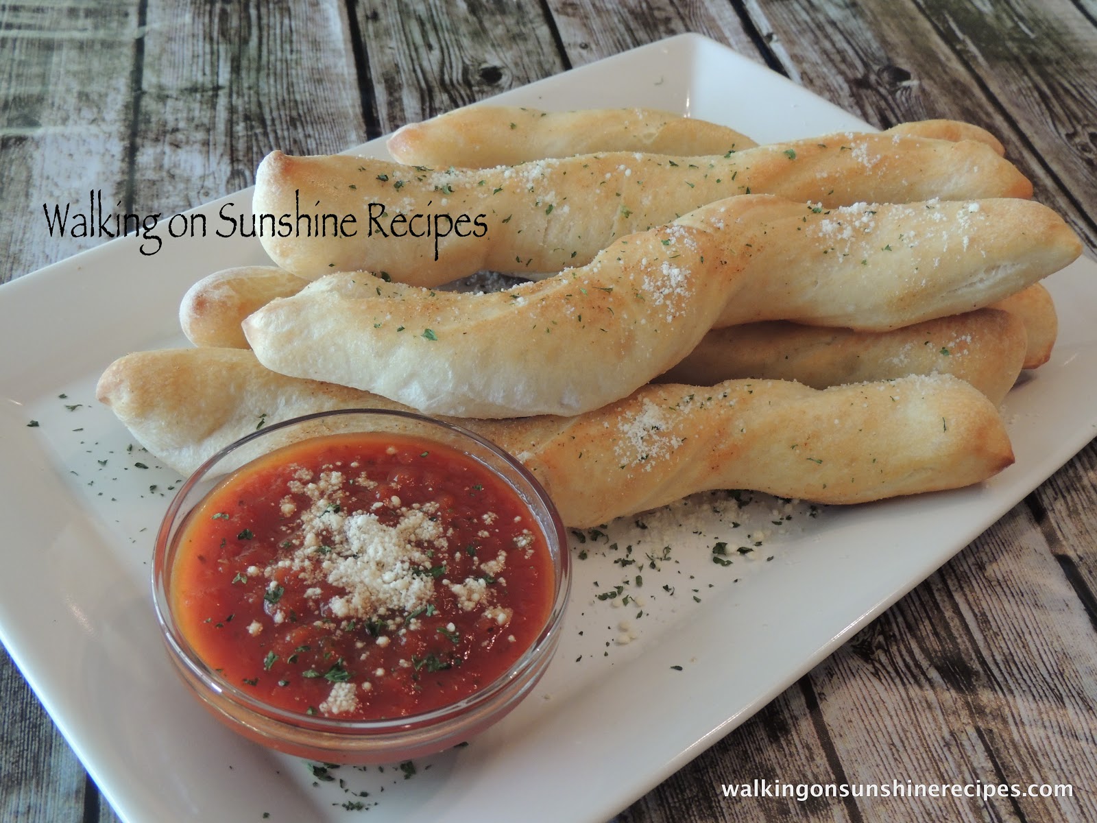 Garlic and Parmesan Cheese Breadsticks Daily Dish Magazine