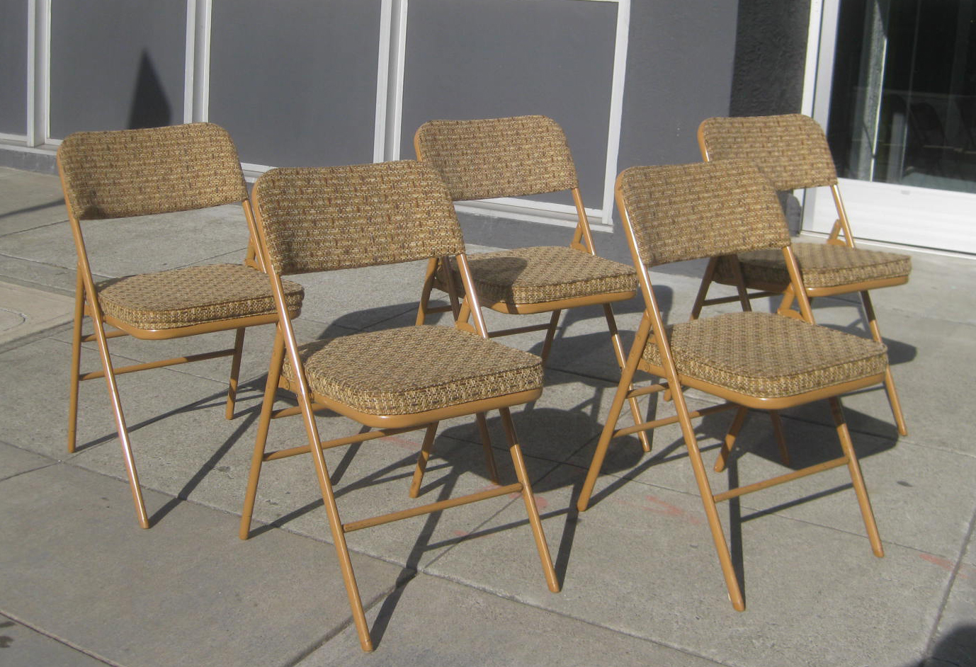 vintage folding chairs