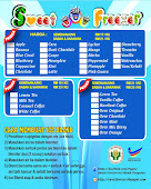 MENU SWEET FREEZER ( 35 PERISA PILIHAN )