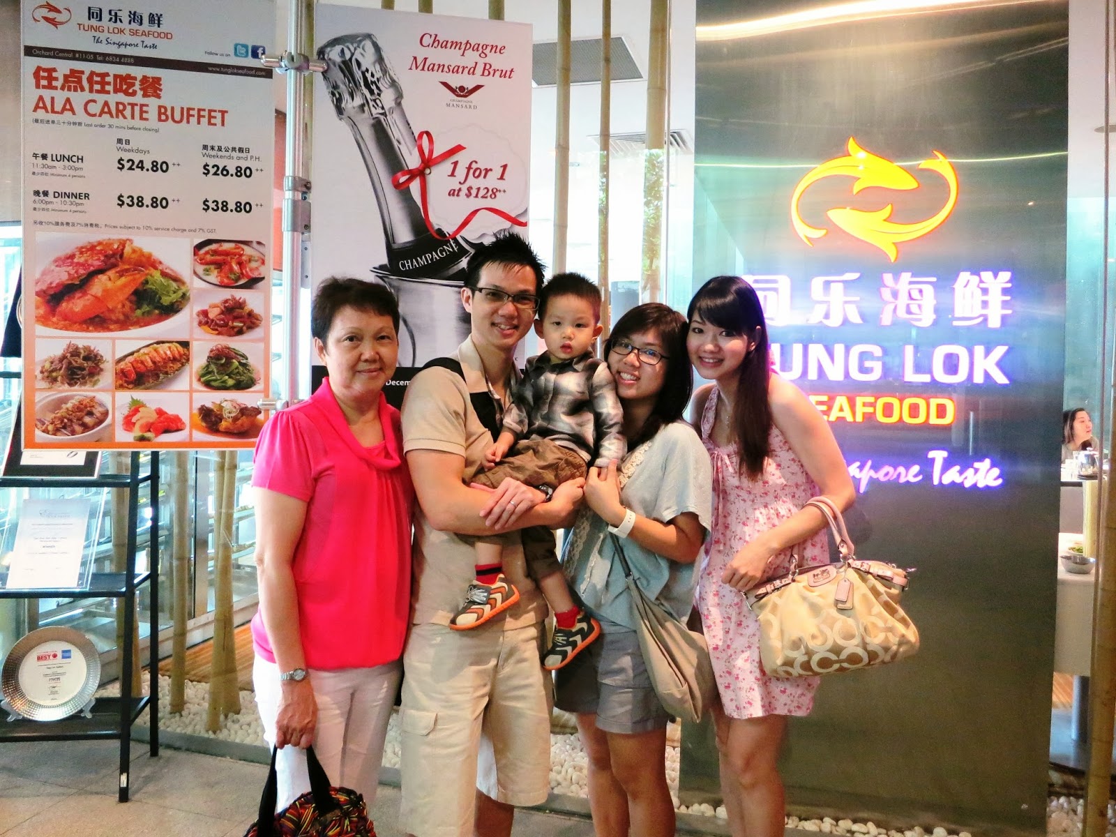 PinkyPiggu Ala Carte Lunch Buffet at TungLok Seafood, Orchard Central