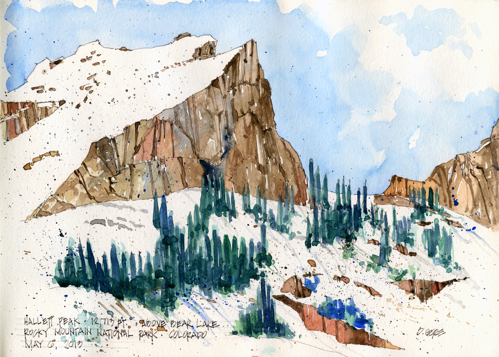 Urban Sketchers Midwest Mountains Of Colorado