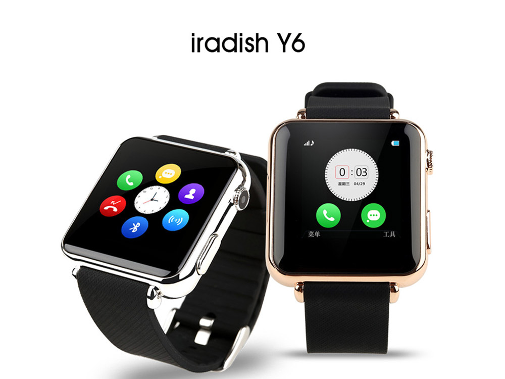 iradish Y6, satu lagi smartwatch Tiongkok yang mirip Apple Watch KASKUS