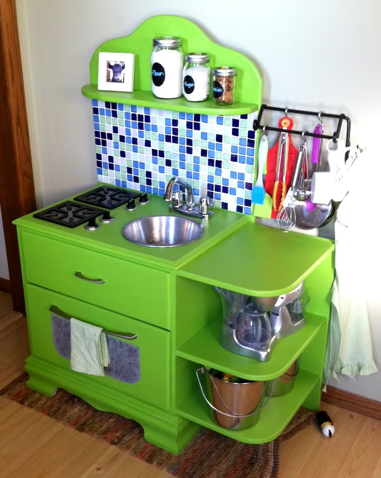 Sassy Cows and Fancy Things DIY Children's Play Kitchen