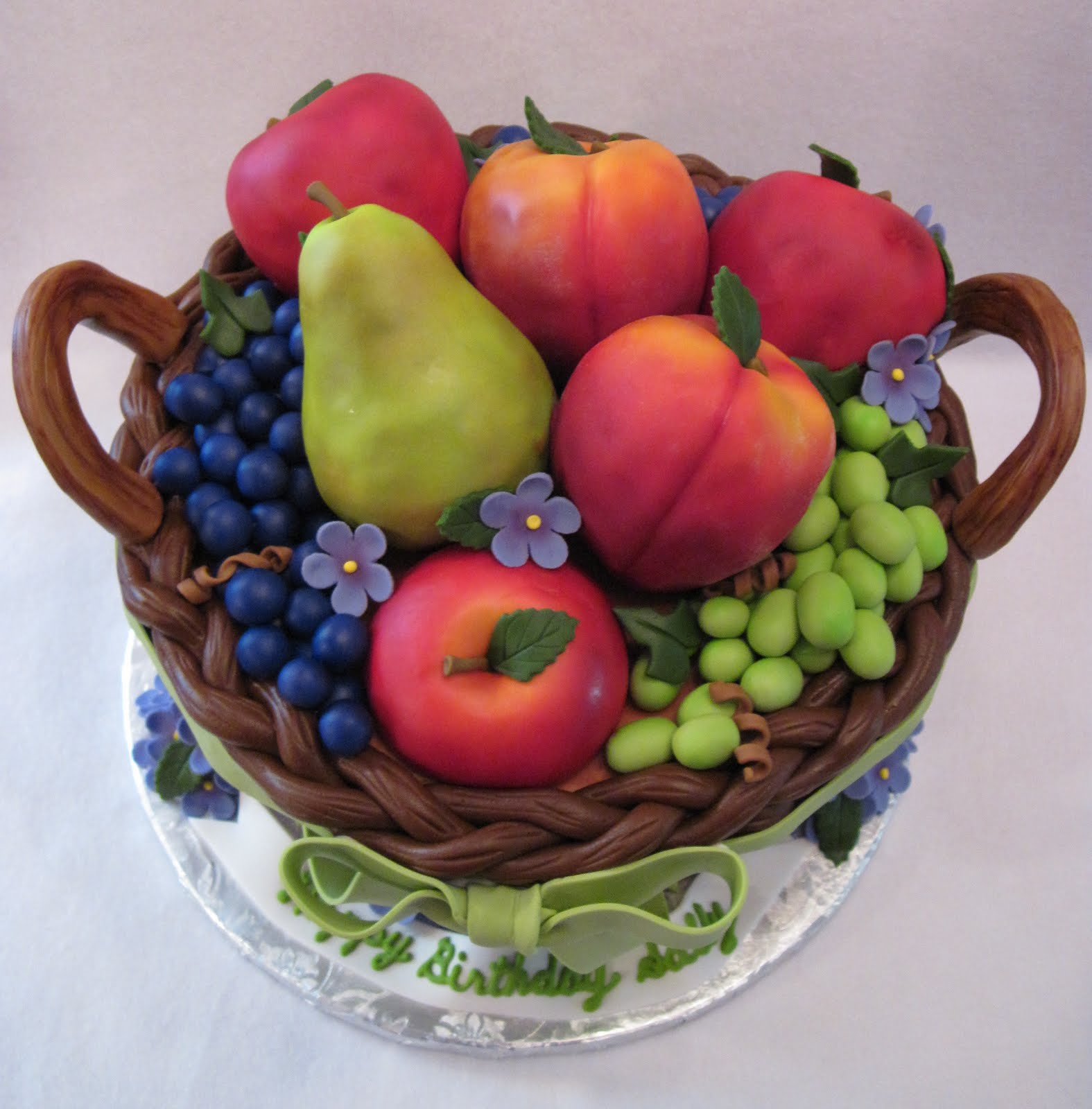 Heather's Cakes and Confections: Fruit Basket Cake