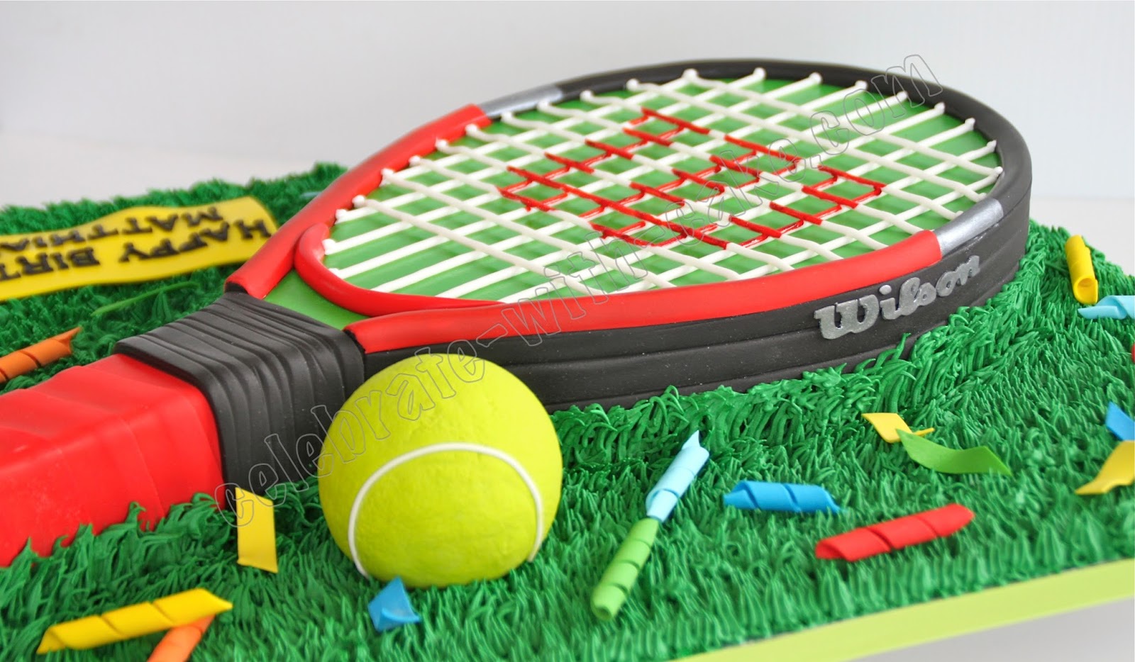 Wilson Tennis Racket Cake