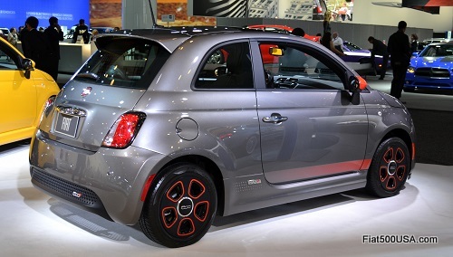 Fiat 500e with e-Sport Package 