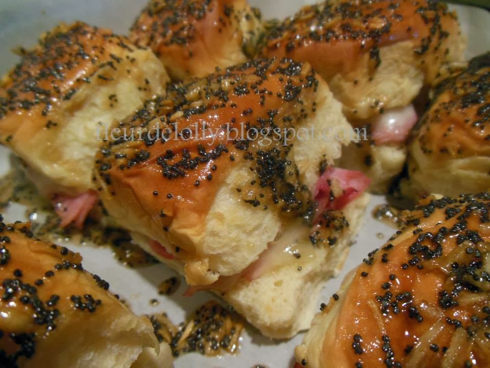 Fleur de Lolly A duo of Poppy Seed Sandwiches