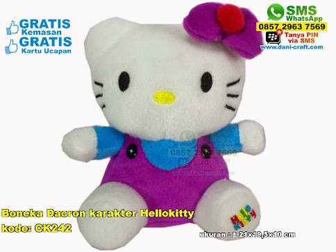Boneka Dacron Karakter Hellokitty Boneka Dacron Karakter Hellokitty