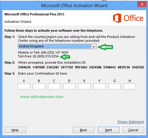 microsoft office 2007 confirmation code generator online