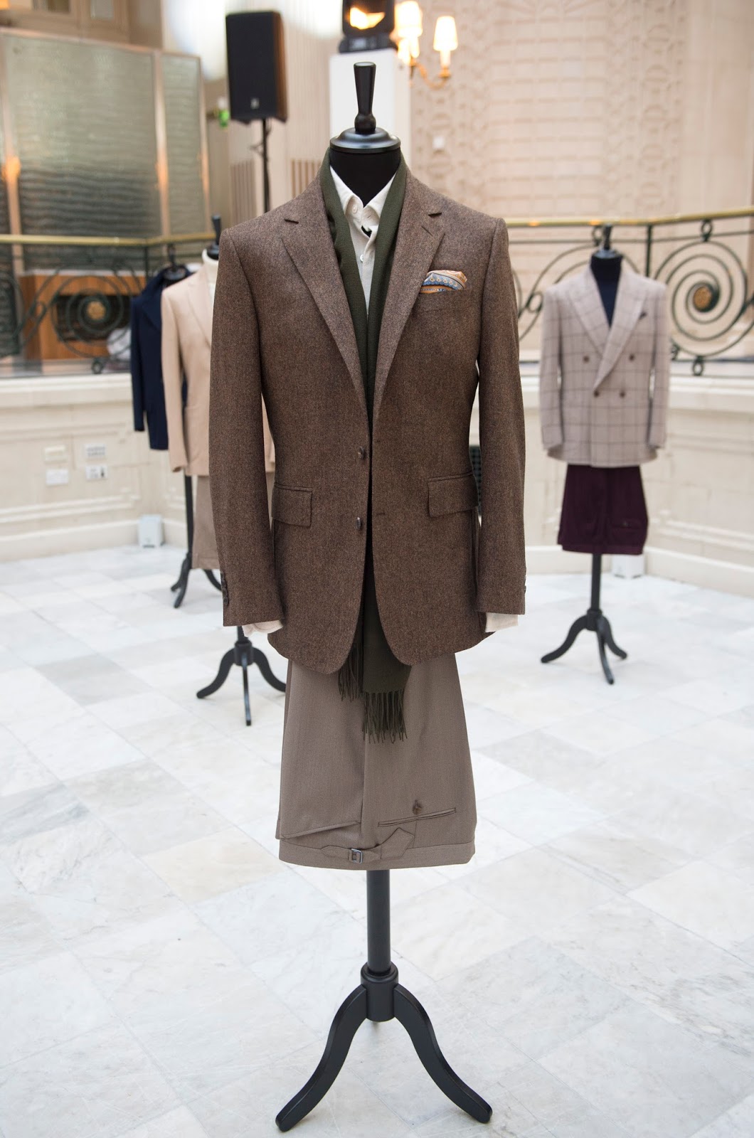men's styling Chester Barrie Autumn Winter '16 Menswear Collection