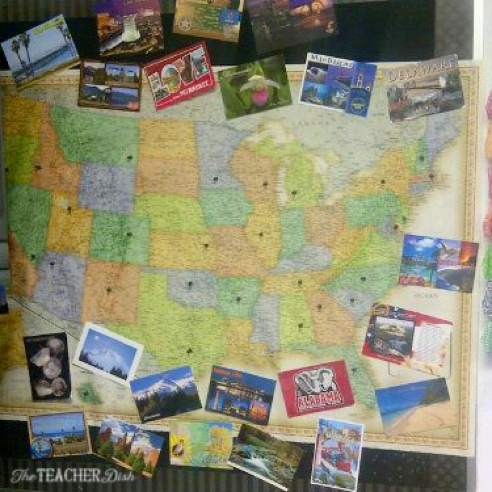 The Teacher Dish Postcards Across America!