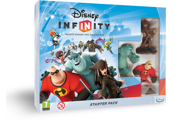 Disney Infinity portada del starter pack y datos de personajes, power