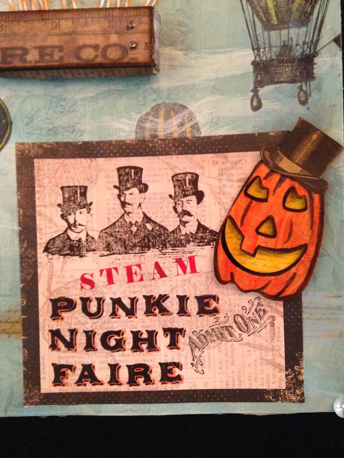Steam-Punkie Night Poster Sign -- Mary Elizabeth 10.6.13
