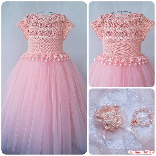 Irish crochet &: CROCHET GIRLS DRESS ... ПЛАТЬЕ ДЛЯ ДЕВОЧКИ