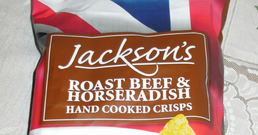 FOODSTUFF FINDS Jackson's Roast Beef & Horseradish Hand Cooked Crisps (Aldi) [By SpectreUK]