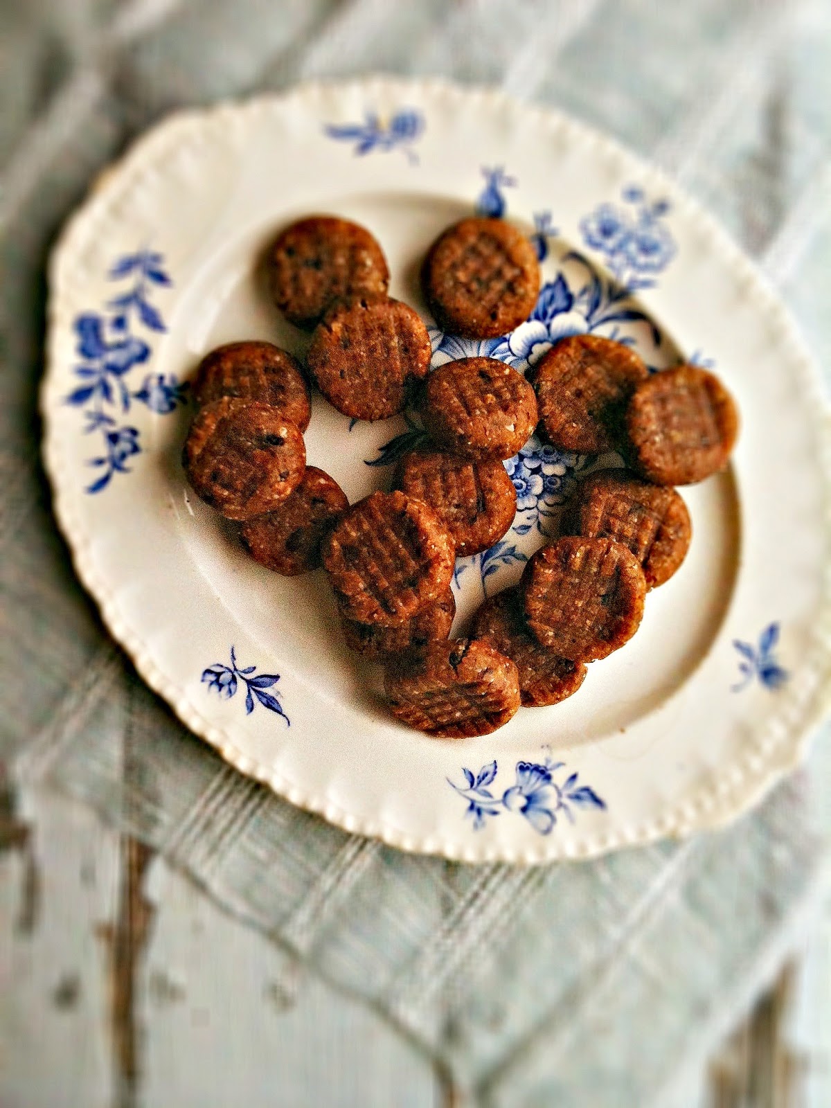 sweetsugarbean Good For Ya Peanut Butter Date Cookies with Cacao Nibs