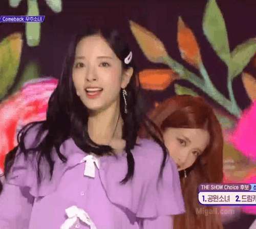 더쇼 1위한 우주소녀 보나 무대