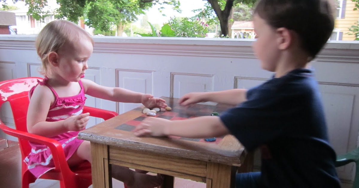 I make stuff a quick Cracker Barrel checker board