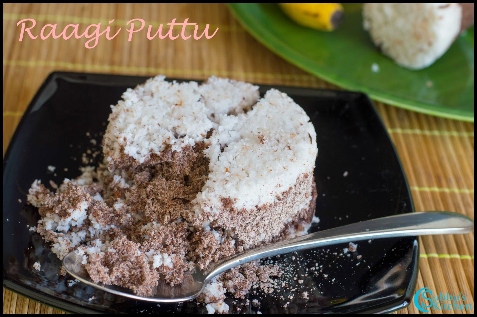 Raagi Puttu Recipe Finger Millet (Kezhvaragu) Puttu Recipe Subbus
