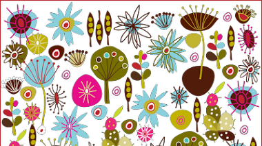fondos flores modernas para imprimir