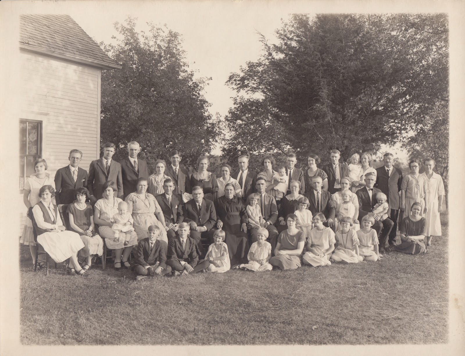 Photo of the 1925 Mattson Family Reunion, Cokato, MN